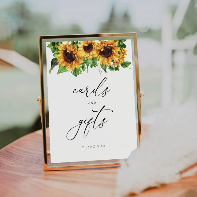 Sonnenblumenkarten und Geschenke Sockelschild (Von Creator hochgeladen)