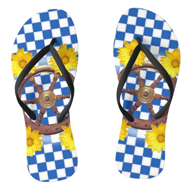 Sonnenblumenkerne Flip Flops (Fußbett)
