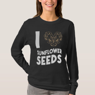 Sonnenblumenkerne Nüsse Snacks Niedlich T-Shirt