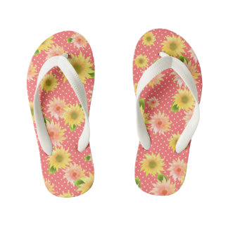 Sonnenblumenkirsche. Kid's Flip Flops