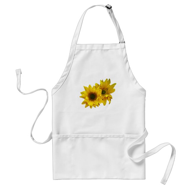 Sonnenblumenknochenarm Schürze (Vorne)