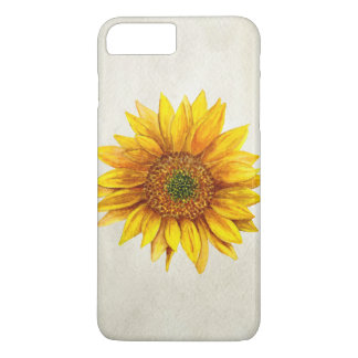Sonnenblumenkoffer. Rustikale Aquarellgelbe Blume Case-Mate iPhone Hülle