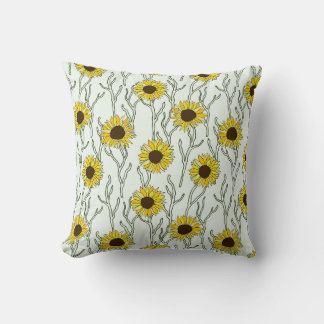 Sonnenblumenkopfblume kissen