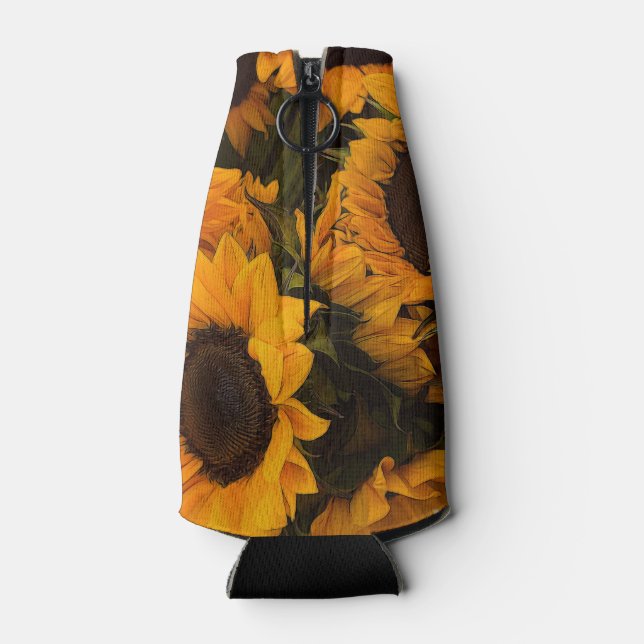 Sonnenblumenkorb Flaschenkühler (Rückseite)