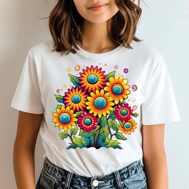 Sonnenblumenlächeln T-Shirt (Von Creator hochgeladen)