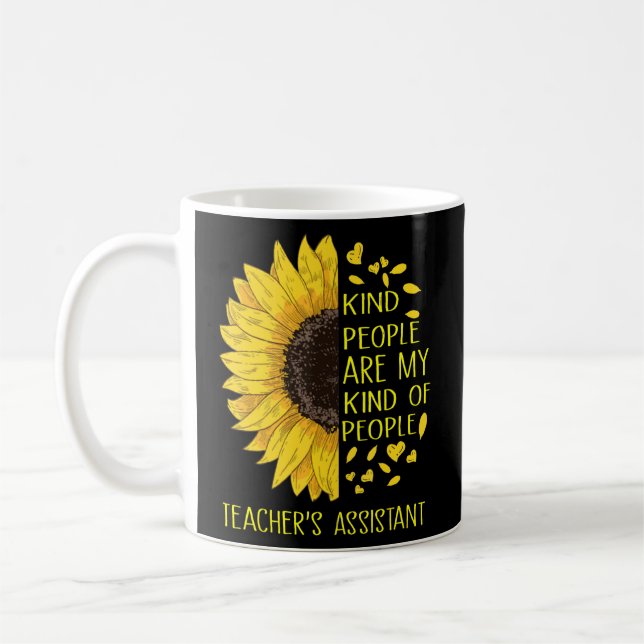 SonnenblumenlehrerInnen Kind Leute sind meine Ki Kaffeetasse (Links)