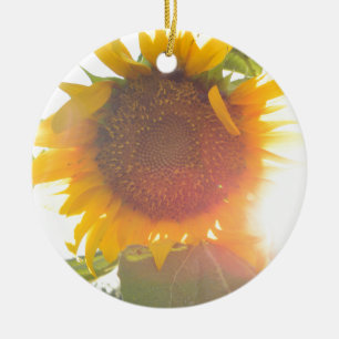 Sonnenblumenlicht Keramik Ornament