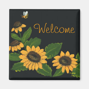 Sonnenblumenmagnet Magnet