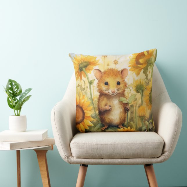 Sonnenblumenmaus Garden Miceville 17 von 17 Kissen (Stuhl )