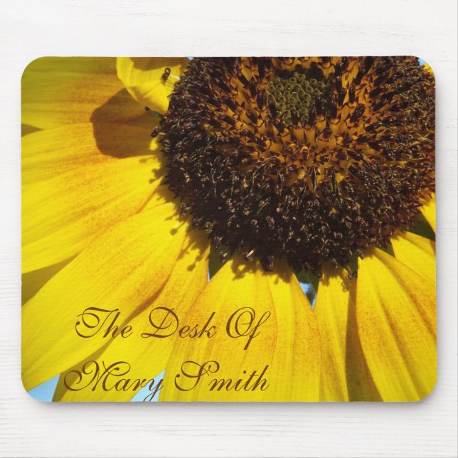 Sonnenblumenmousepad *personalize* mousepad (Vorne)