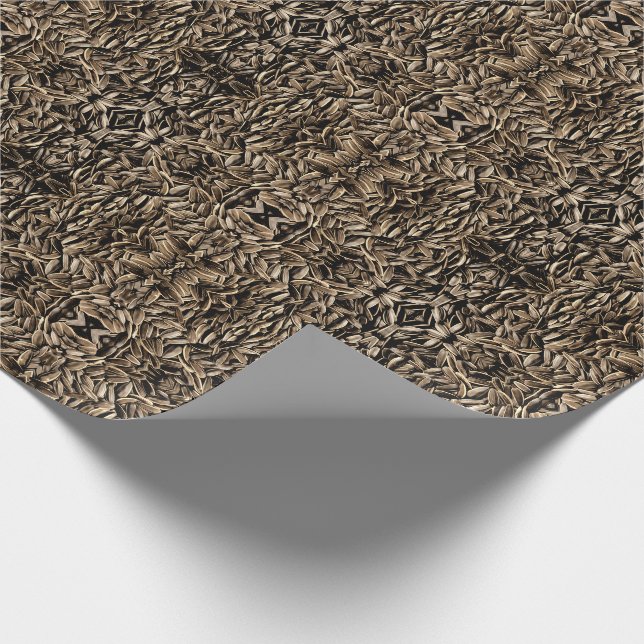 Sonnenblumenmuster Geschenkpapier (Ecke)