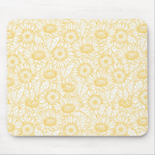 Sonnenblumenmuster Mousepad