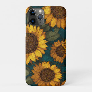 Sonnenblumenmuster – Sommerliche Blüten Case-Mate iPhone Hülle