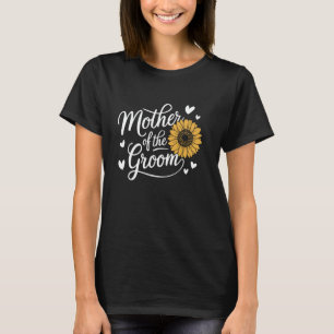 Sonnenblumenmutter der Groom Polterabend Mama T-Shirt
