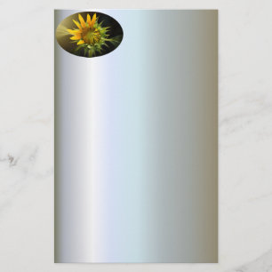 Sonnenblumenöffnung in Vollblut Briefpapier