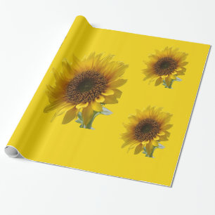 Sonnenblumenpapier Geschenkpapier