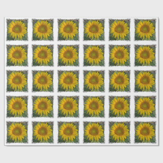 Sonnenblumenpapier Geschenkpapier