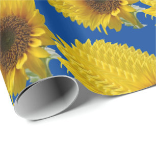 Sonnenblumenpapier Geschenkpapier