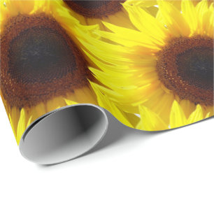 Sonnenblumenpapier Geschenkpapier