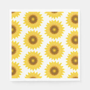 Sonnenblumenpapier Napkins Serviette