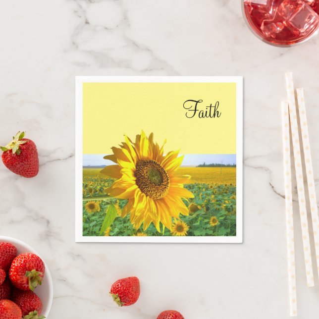 Sonnenblumenpapier Napkins Serviette (Beispiel)