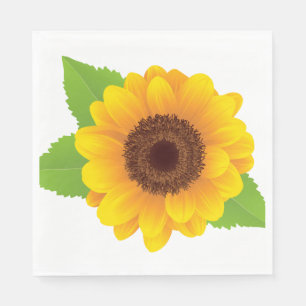 Sonnenblumenpapier Napkins Serviette