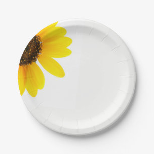 Sonnenblumenpapier-Teller Pappteller