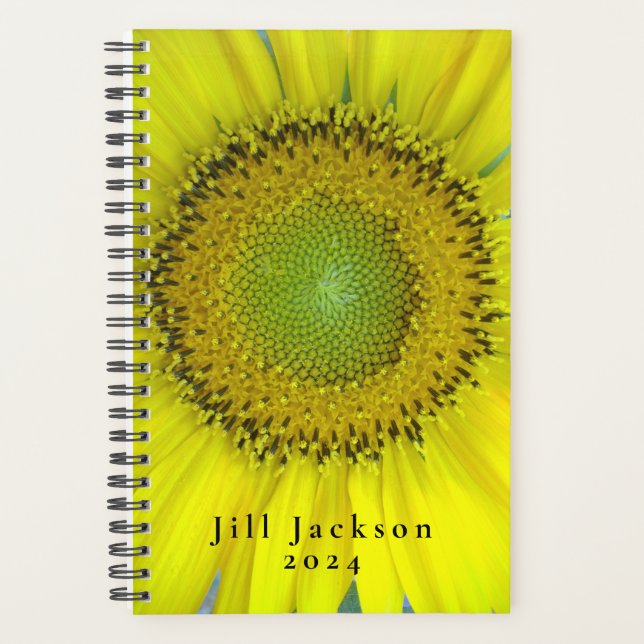 Sonnenblumenplaner 2024 planer (Vorderseite)