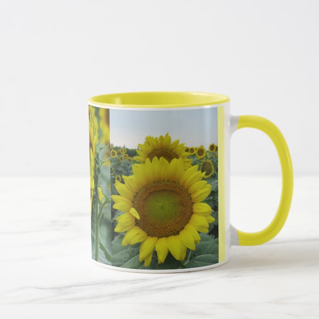 Sonnenblumenremix Tasse (Rechts)