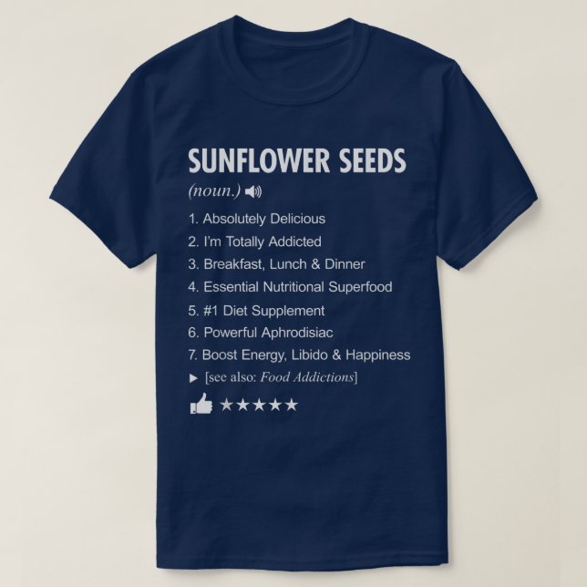 Sonnenblumensaat Definition: Sonnenlicht  T-Shirt (Design vorne)