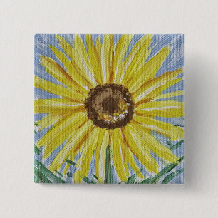 Sonnenblumenschaltfläche Button