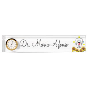 Sonnenblumenschild Namensplakette