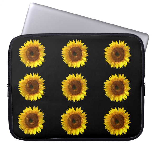 Sonnenblumenschläfer Laptopschutzhülle (Vorderseite)
