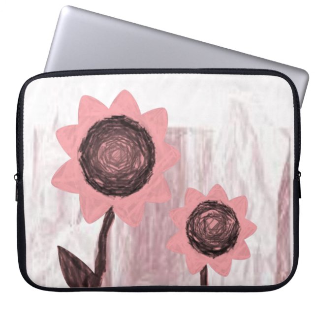 Sonnenblumenschlauch für Ipad Laptopschutzhülle (Vorderseite)