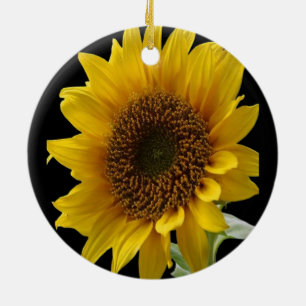 Sonnenblumenschmuck Keramikornament