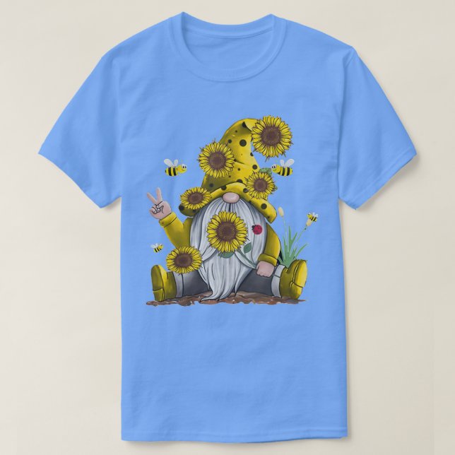 Sonnenblumenspende mit Bienenblütenspende G T-Shirt (Design vorne)