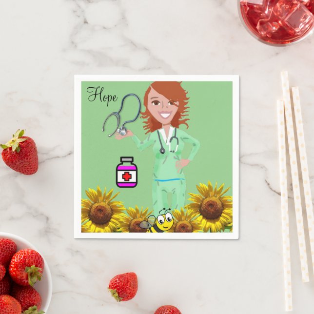 Sonnenblumenspülung Napkins Serviette (Beispiel)