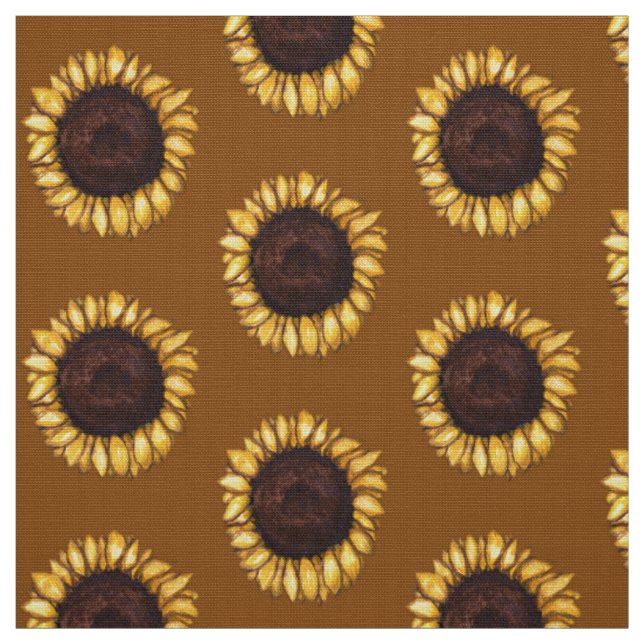 Sonnenblumenstoff Sonnenblumenstoff Baumwolle oder Stoff (Muster)