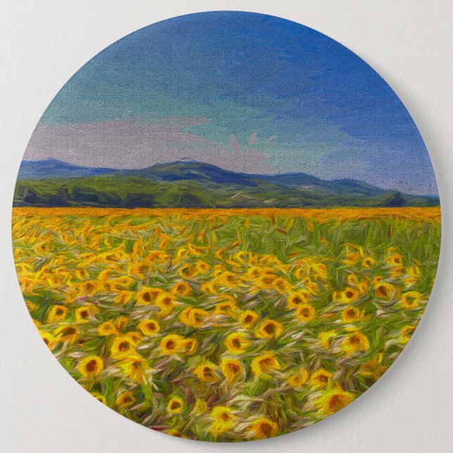 Sonnenblumenstrände Button (Vorderseite)