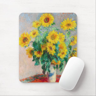 Sonnenblumenstrauß Claude Monet Mousepad