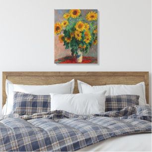 Sonnenblumenstrauß von Claude Monet Leinwanddruck