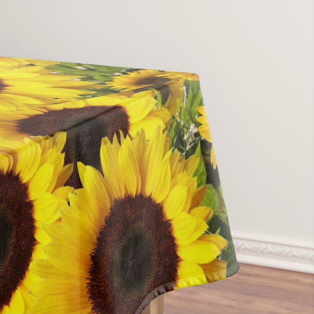 Sonnenblumentablette Tischdecke (Beispiel)