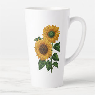 Sonnenblumenträume: Große Latte-Tasse (17°) Milchtasse