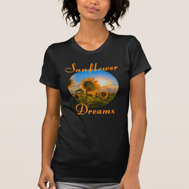 Sonnenblumenträume T-Shirt (Vorderseite)
