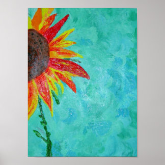 Sonnenblumenüberraschung Poster