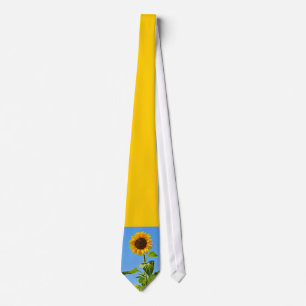 Sonnenblumenuhr Krawatte