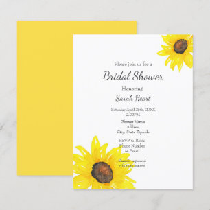 Sonnenblumenwasser Einladung