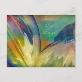 Sonnenblumenwasser Postkarte