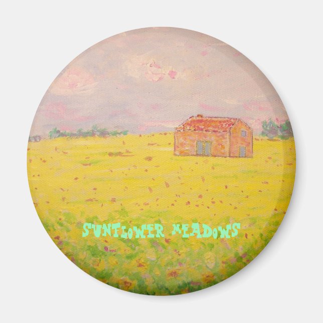 Sonnenblumenwiesen Magnet (Vorne)