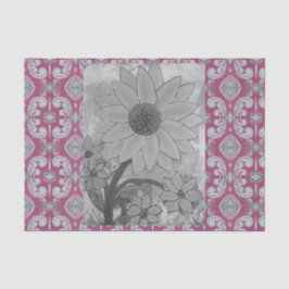 Sonnenblumenzentrum Punkt Centre Seidenpapier